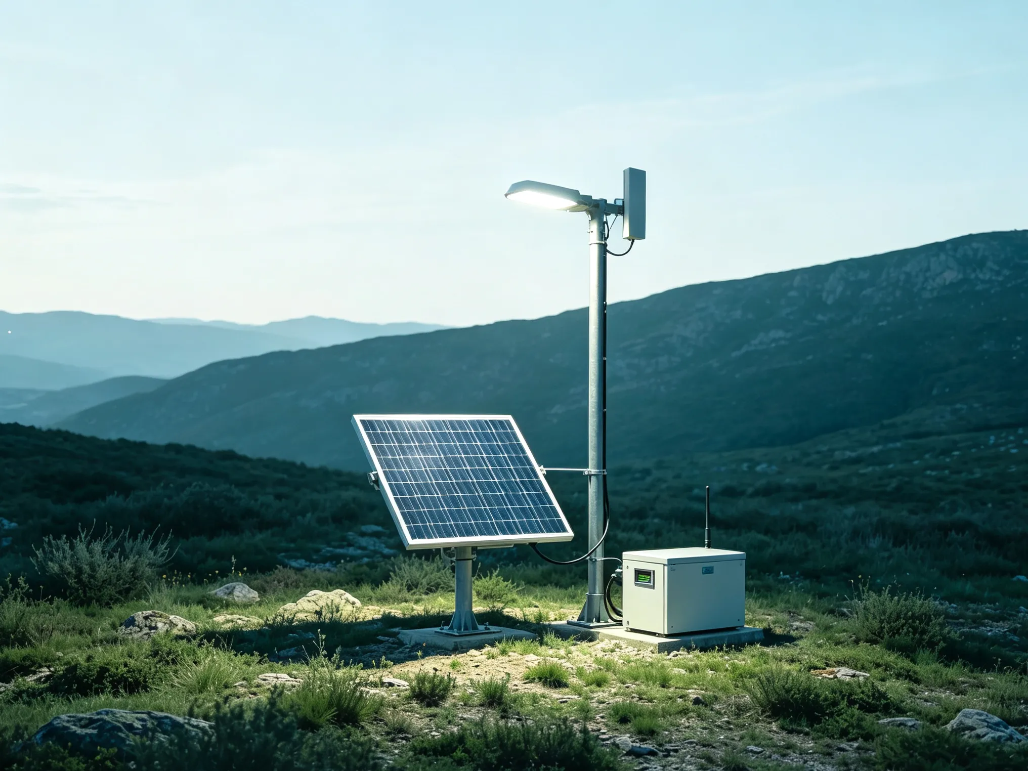 Remote Outdoor Lighting Systems BackUp Battery
