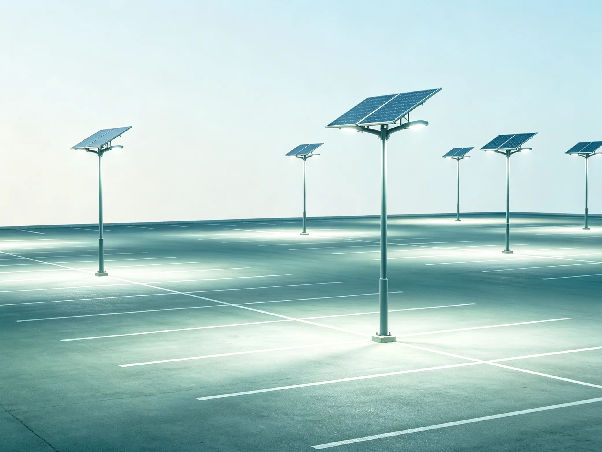 Solar Parking Lot Lights BackUp Battery